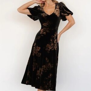 Baltic Born Velvet Midi Dress